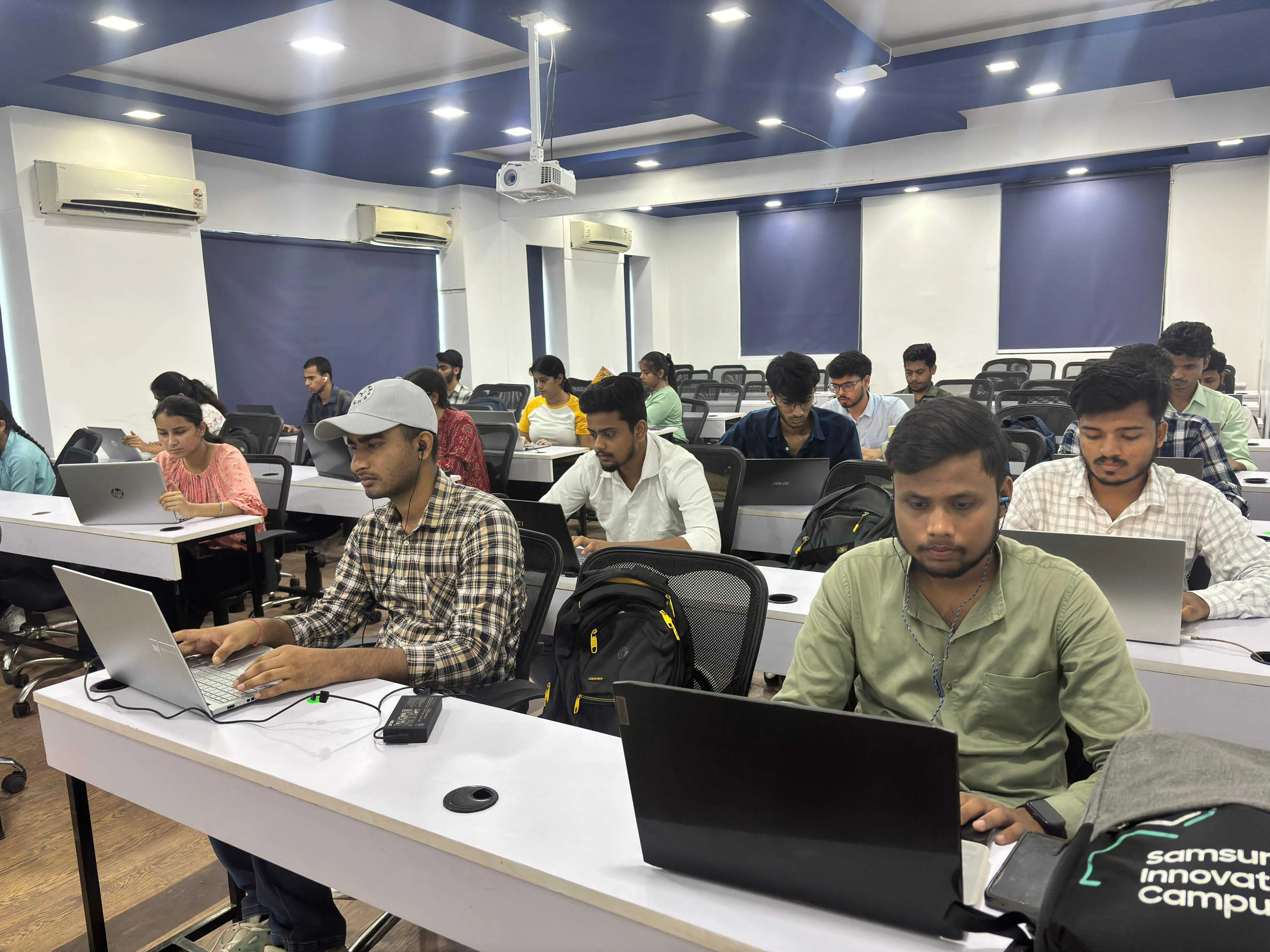 Students learning